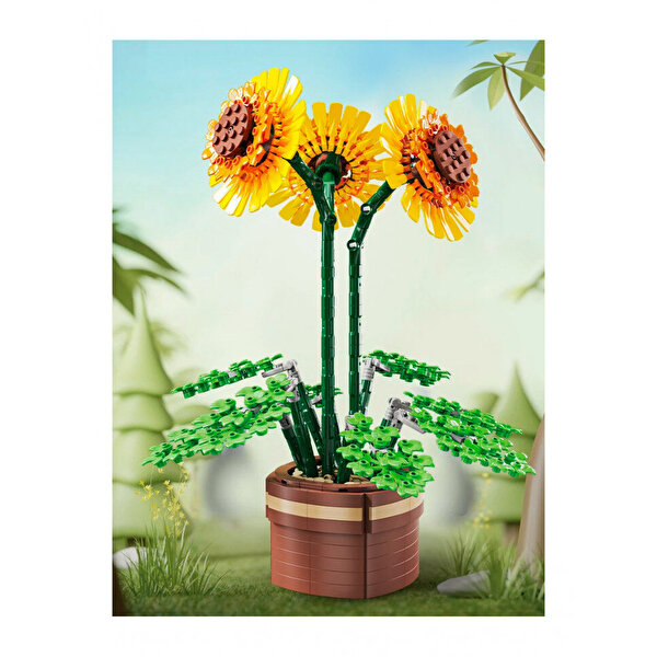 Mega Blok Çiçek Ayçiçeği 731 Parça