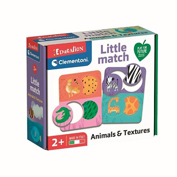 Clementoni Little Match Hayvanlar ve Dokular