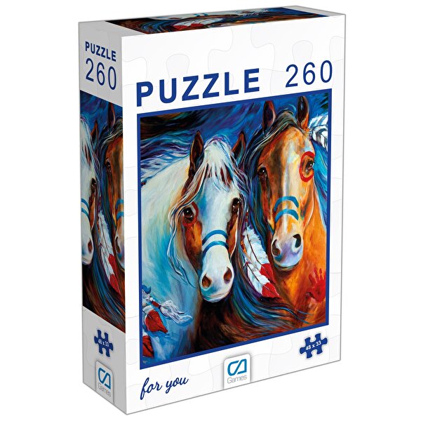 Atlar Puzzle 260 Parça