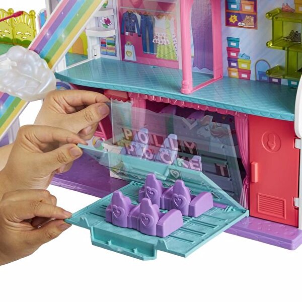Polly Pocket Gökkuşağı Alışveriş Merkezi Oyun Seti HHX78
