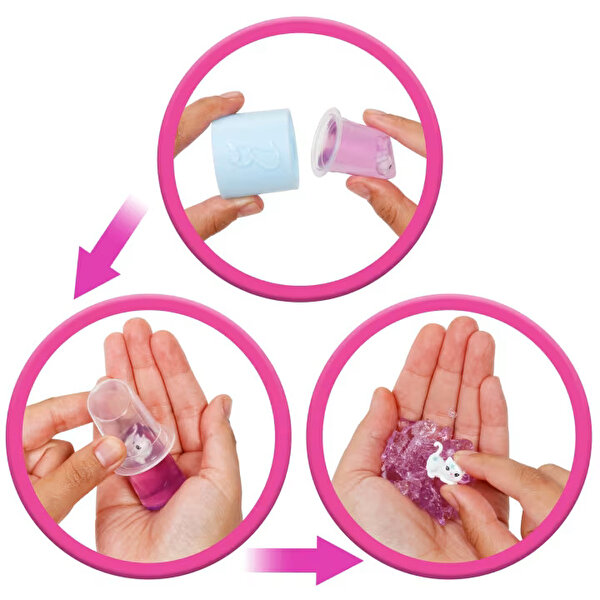 Barbie Unboxed Glam Party Serisi Mor Işıltılı Bebek JFY66