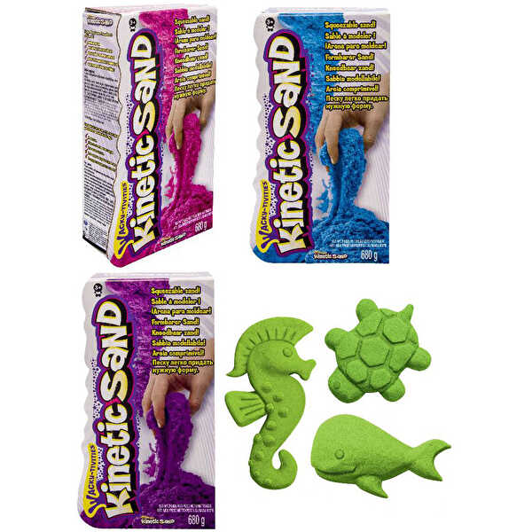 Kinetic Sand Sihirli Kum Neon Renkler
