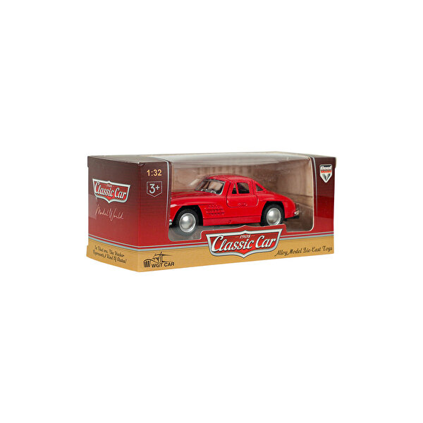 1:32 Die Cast Klasik Spor Araba Kırmızı