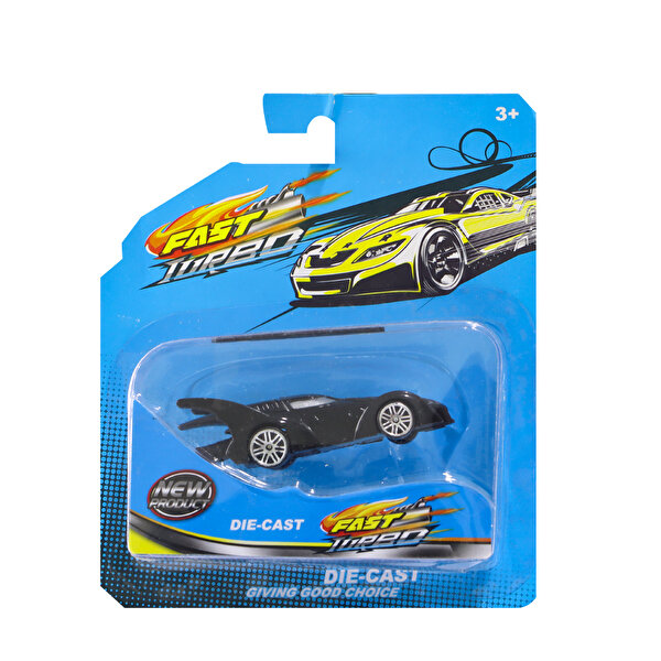 1:64 Ölçekli Die-Cast Mat Yarasa Araba