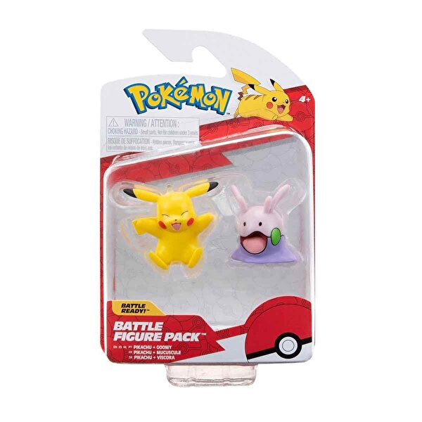 Pokemon Battle Figürler S15 Pikachu ve Goomy