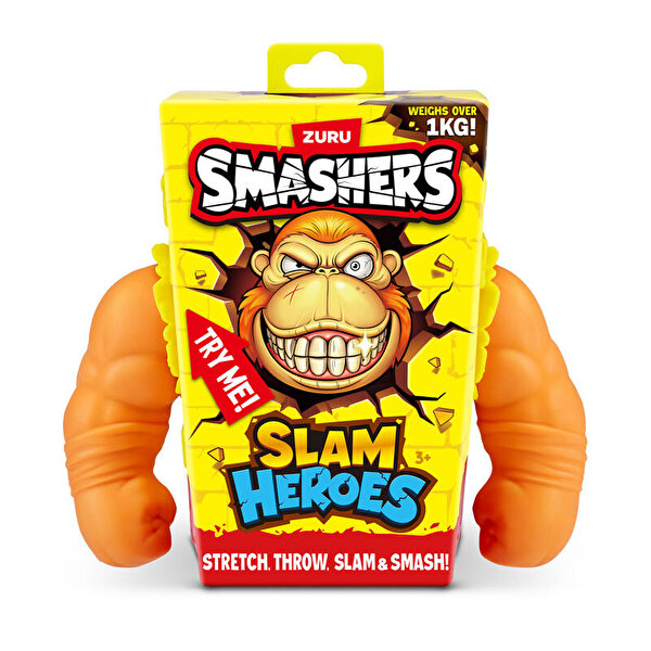 Smashers Slam Heroes Esneyen Goril Figür Turuncu