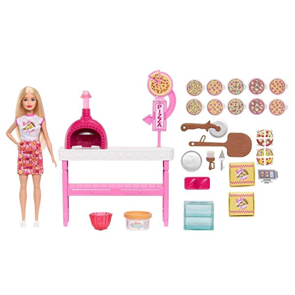 Barbie Pizza Dükkanı Oyun Seti JMK21
