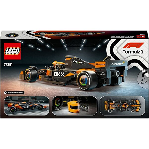 LEGO Speed Champions McLaren F1 Team MCL38 Yarış Arabası 77251