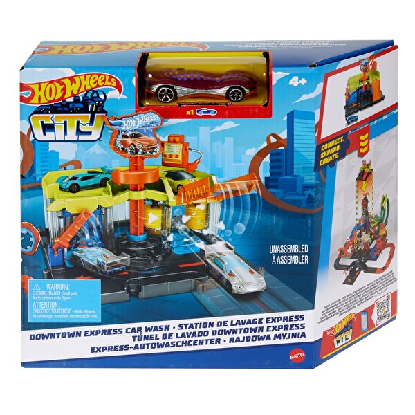 Hot Wheels Şehir Hayatı Serisi Araba Yıkama İstasyonu Oyun Seti HDR27