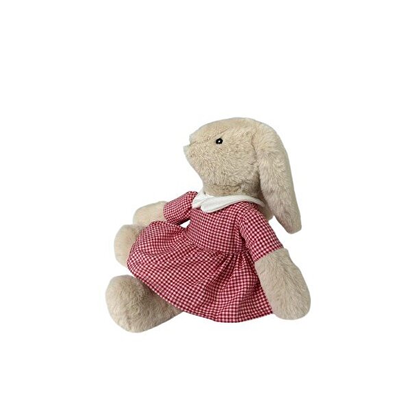 Oioi Moki Sevimli Elbiseli Tavşan Peluş 38 Cm