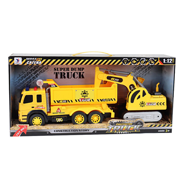 Sesli Işıklı Kamyon Dozer