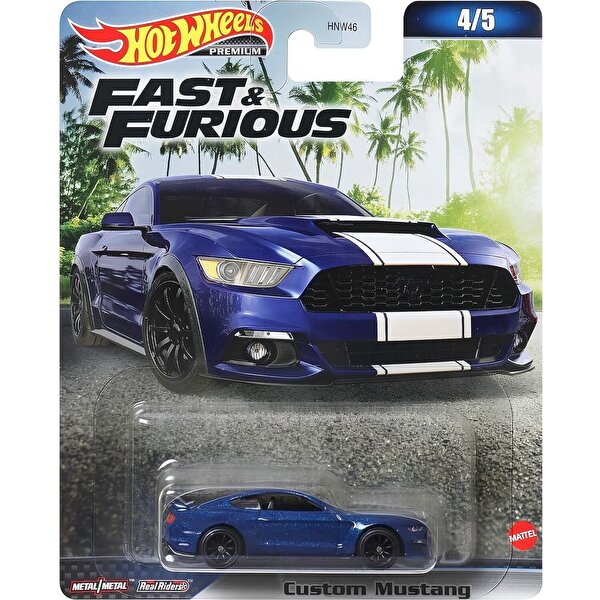 Hot Wheels Fast & Furious Premium Arabalar Custom Mustang HNW51