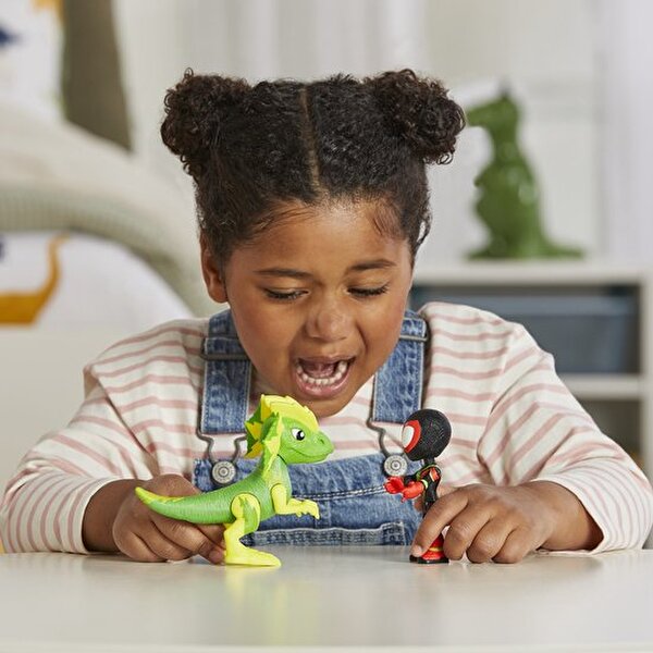 Spidey And His Amazing Friends Dino Webs Spidey & Goblin Raptor G0120