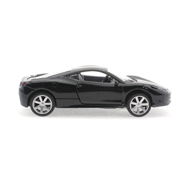 Diecast Sesli Işıklı Arabalar - Siyah Ferrari