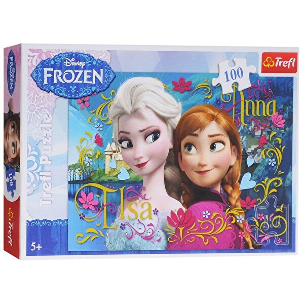Frozen Puzzle 100 Parça Elsa ve Anna