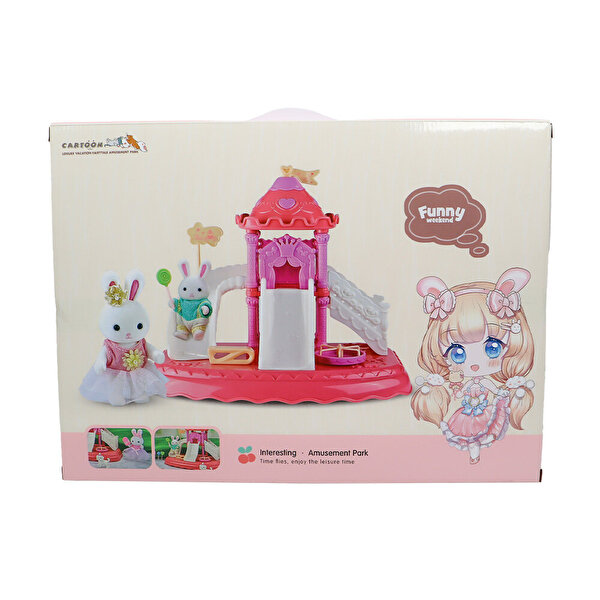Bay Dreamy Mini Tavşan Kaydıraklı Tavşan Aile Parkı