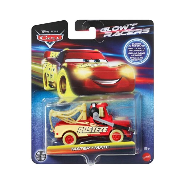 Cars Karanlıkta Parlayan Yarışçılar Tekli Karakter Araçlar Mater HPG78