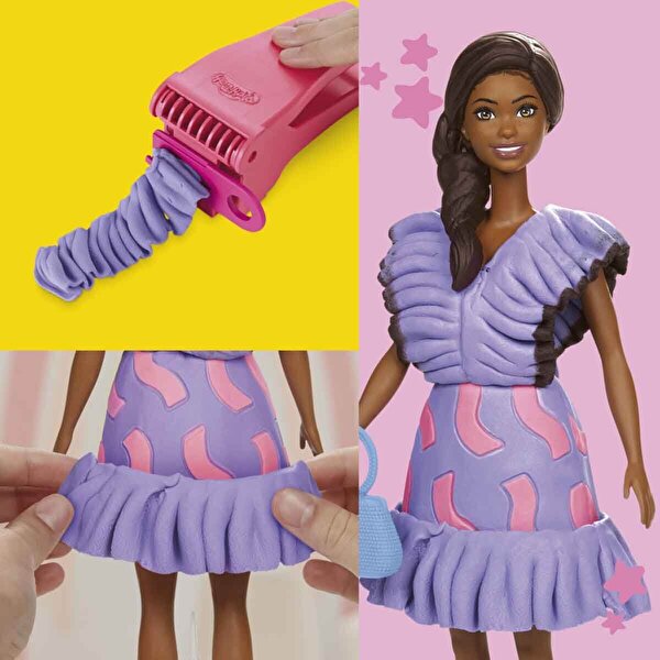 Play Doh Barbie Fashionista Ruffles Oyun Hamuru Seti G1359