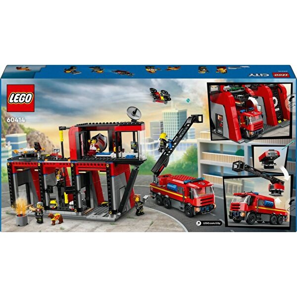 LEGO City İtfaiye Kamyonlu İtfaiye Merkezi 60414