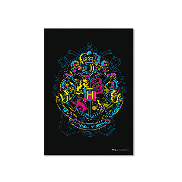 Wizarding World Harry Potter Poster - Hogwarts Neon Logo