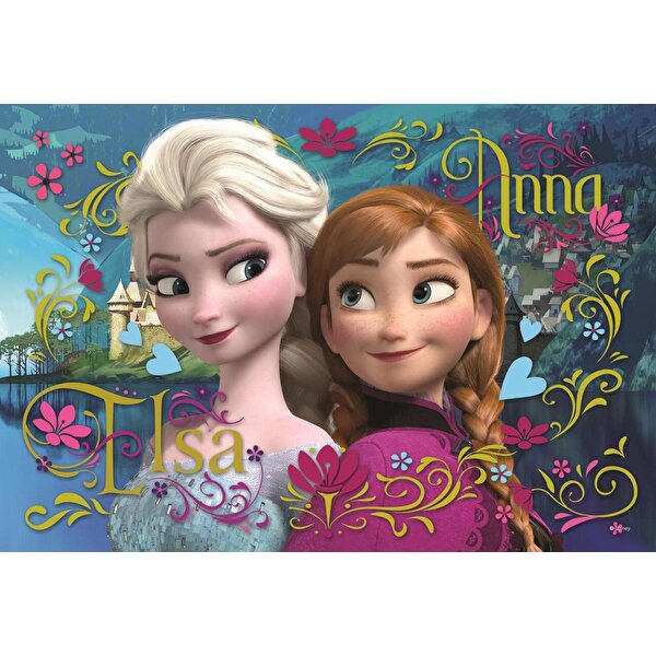 Frozen Puzzle 100 Parça Elsa ve Anna