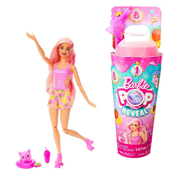 Barbie Pop Reveal Meyve Serisi Strawberry Lemonade HNW41