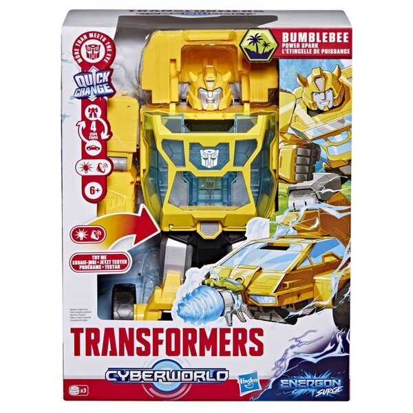 Transformers Cyberworld Power Spark Bumblebee Işıklı ve Sesli Dönüşen Robot G2451