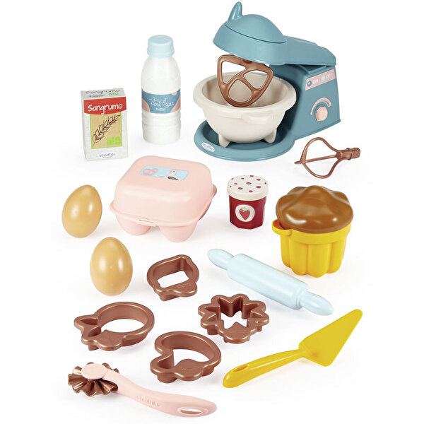 Ecoiffier Vert Azur Hamur Seti 19 Parça