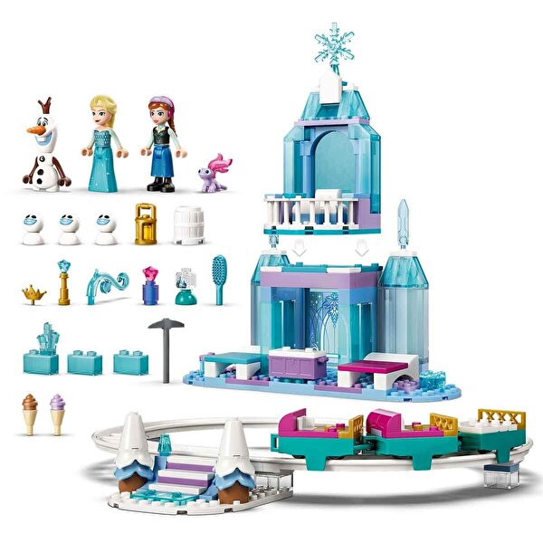 LEGO Disney Karlar Ülkesi Elsa'nın Buz Şatosu ve Kar Kızağı Macerası 43281