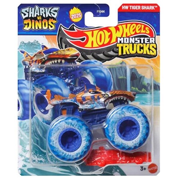 Hot Wheels Monster Trucks 1:64 Arabalar Tiger Shark JCD90