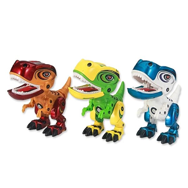 Işıklı ve Sesli Die Cast Yeşil Dinozor
