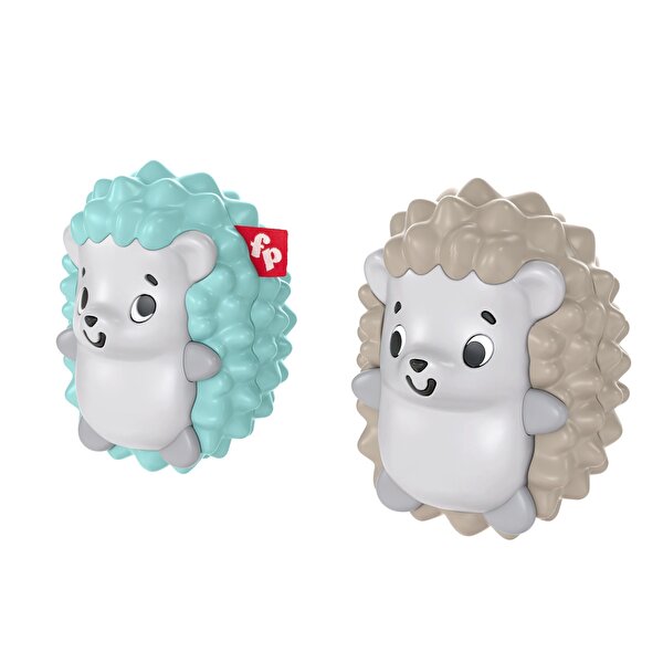 Fisher Price Eğlenceli Arkadaşlar Dişlik ve Çıngıraklar Kirpi İkizler (FXC22)