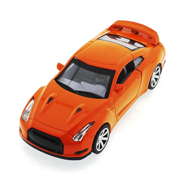 Diecast Sesli Işıklı Arabalar - Turuncu