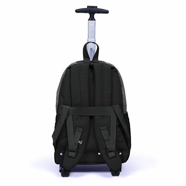 Ibag Çekçekli Gri Sırt Çantası 14359