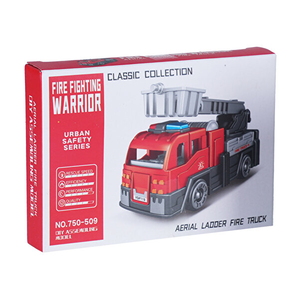 İtfaiye Araçları 50-509 Aerial Ladder Fire Truck Maket