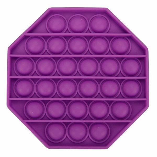 Push Bubble Sekizgen Mor