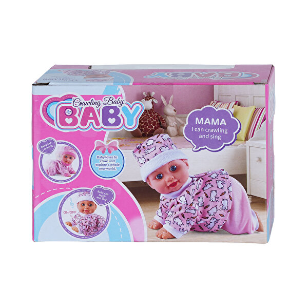 Pilli Emekleyen Sesli Bebek