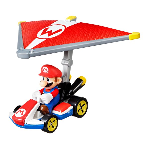 Hot Wheels Mario Kart Planörlü Araçlar Mario GVD31