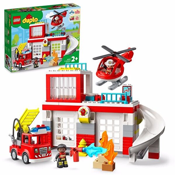 LEGO Duplo İtfaiye Merkezi ve Helikopter 10970