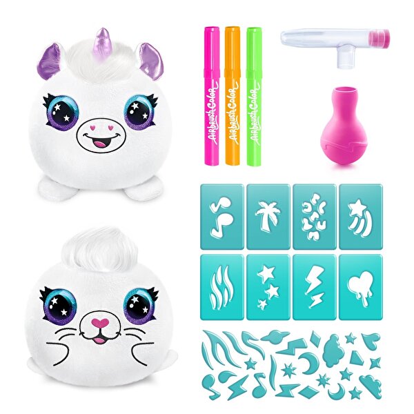 Airbrush Plush Sürpriz Mi̇ni̇ Neon Peluş 2’li Paket