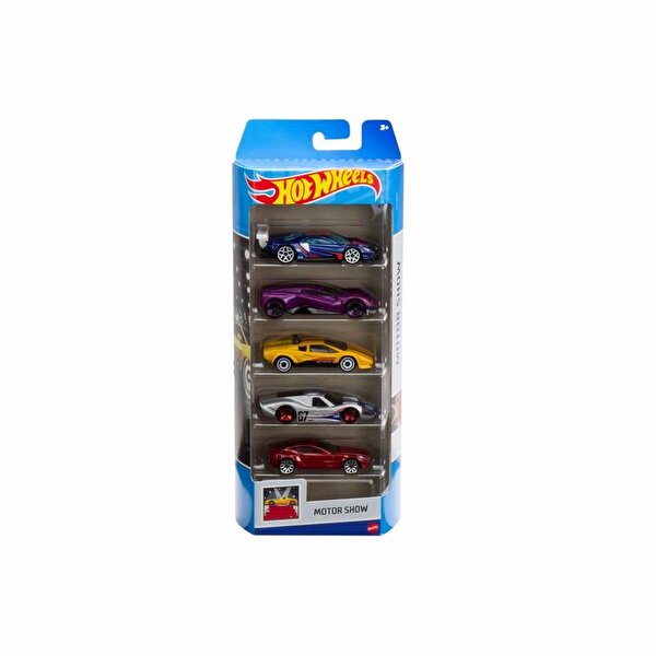 Hot Wheels Beşli Araba Seti Motor Show HLY63
