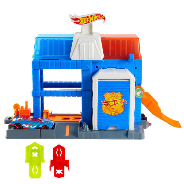 Hot Wheels Şehir Merkezi Polis Kulesi Oyun Seti JHL74