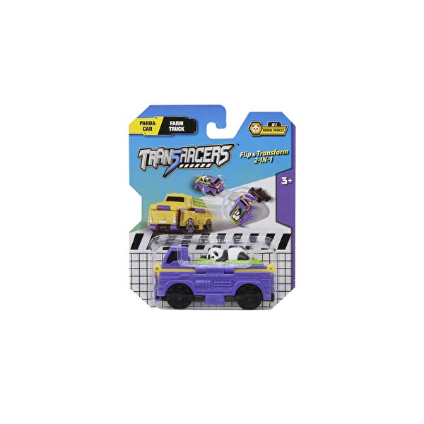 Transracers Kamyonlar Panda Taşıyıcısı-Çiftlik Kamyonu