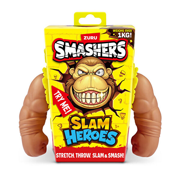 Smashers Slam Heroes Esneyen Goril Figür Kahverengi̇