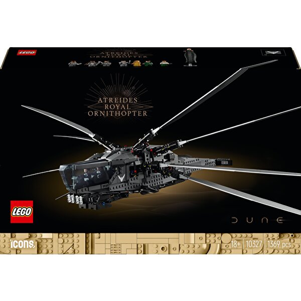LEGO Icons Dune: Çöl Gezegeni Atreides Royal Ornithopter 10327