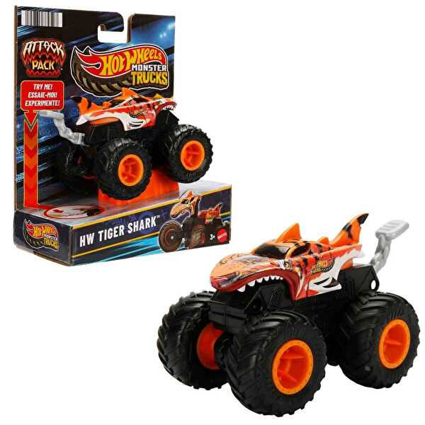 Hot Wheels Monster Trucks Atak Arabalar Hw Tiger Shark JMK96