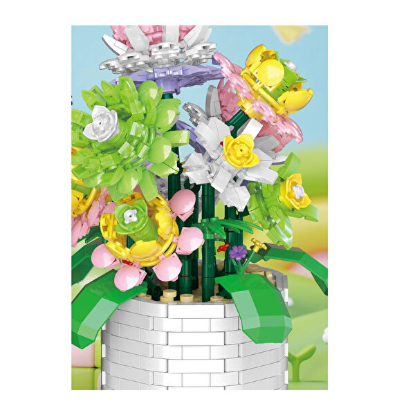 Mega Blok Çiçek Sukulent 1043 Parça