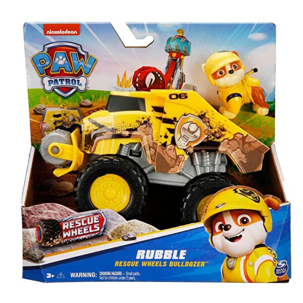 Paw Patrol Rescue Wheels Temalı Araçlar Rubble