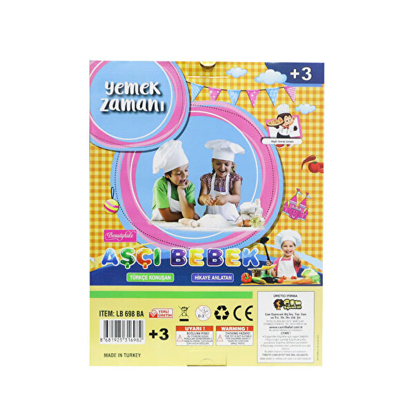 Kutulu Sesli Aşçı Bebek