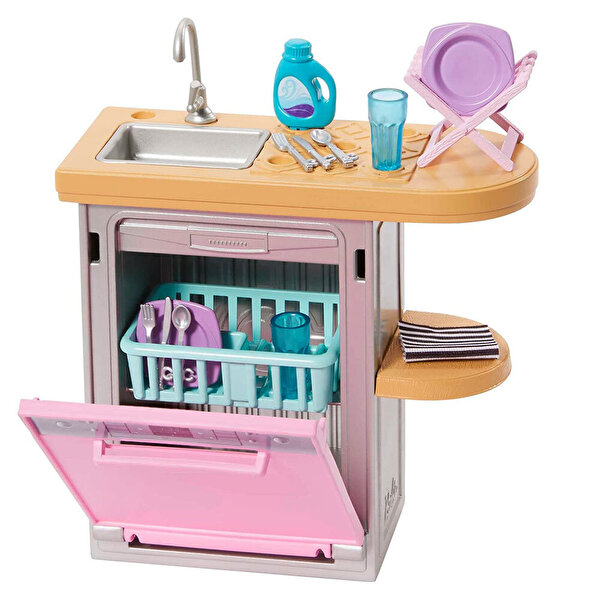 Barbie'nin Ev Dekorasyonu Oyun Setleri HJV34